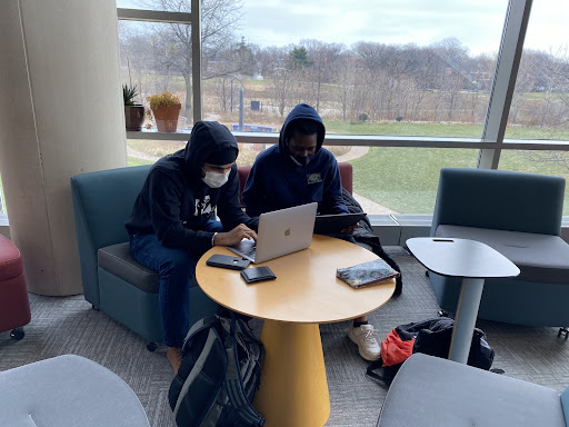 Seniors Anmol Singh (Adv. 202), left, and Desiree Adenuga (Adv. 203), right.