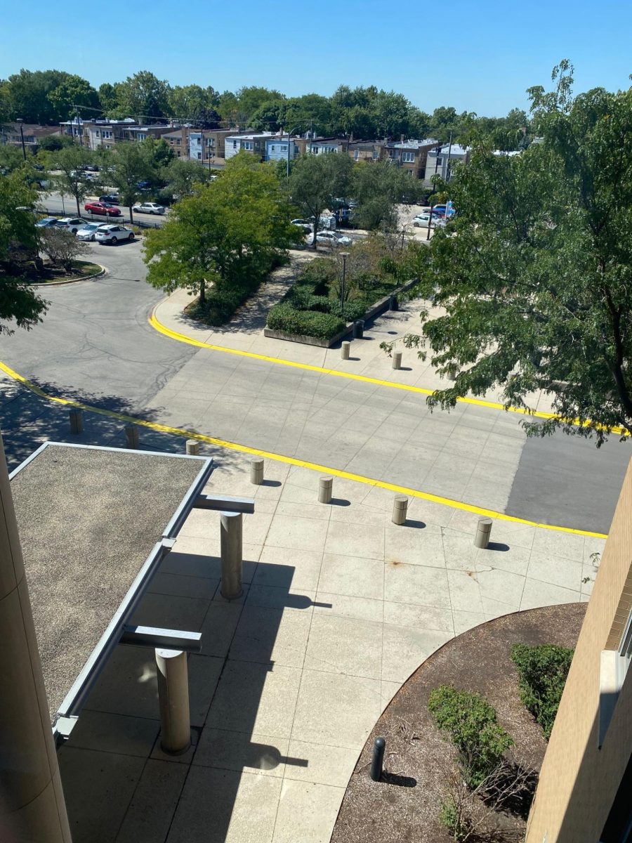 The front of Northside, viewed from the 3rd floor atrium