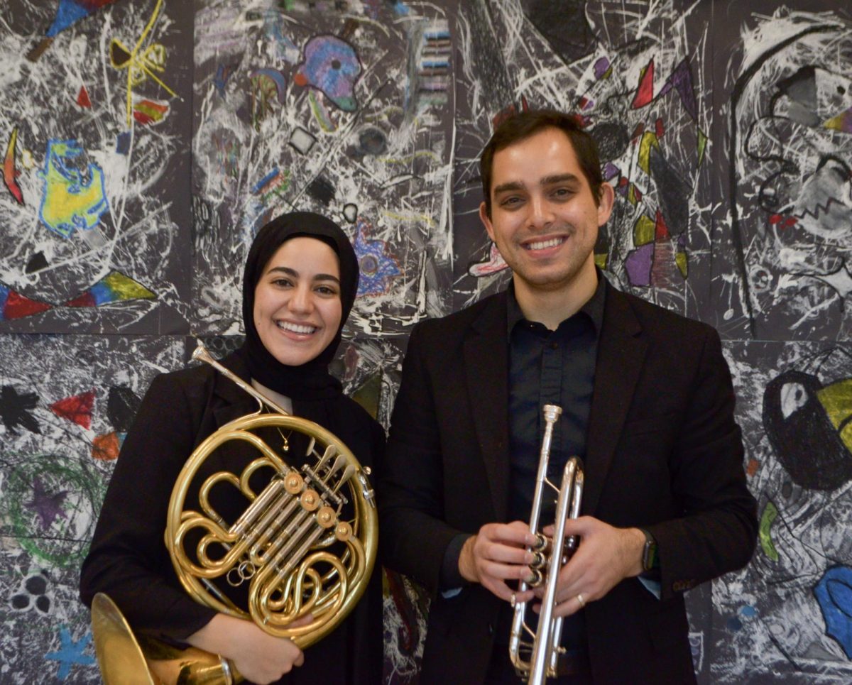 Layan Atieh (Horns) and Hamed Barbarji (Trumpet) 