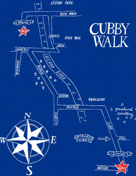Cubby Walk walking route