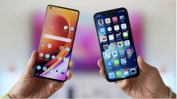 iPhone and Android