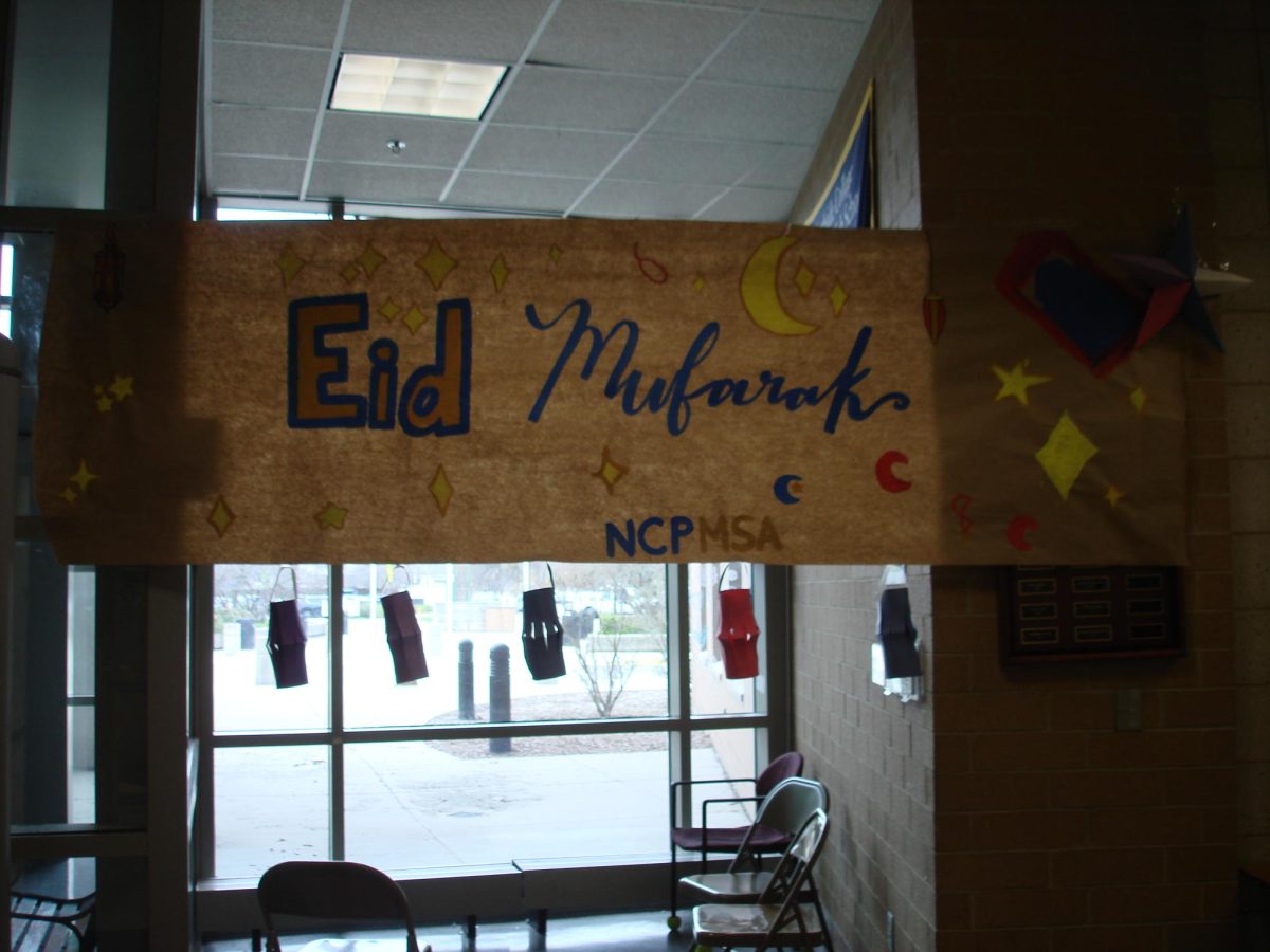 Eid Mubarak Poster made by Muslim Student Association