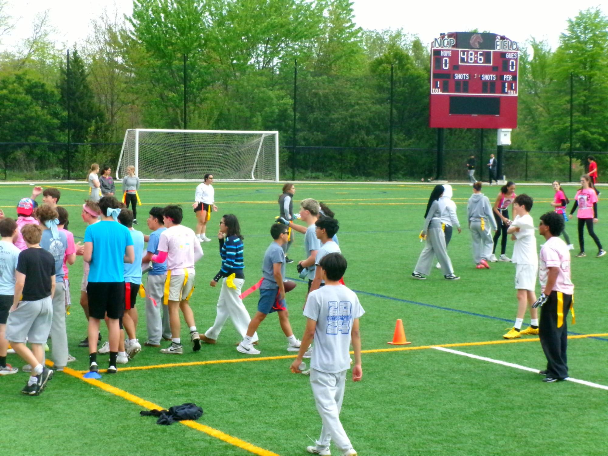 Northside students participating in Bunny Bowl.